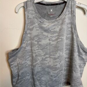 Spyder Gray Camo Muscle Tee